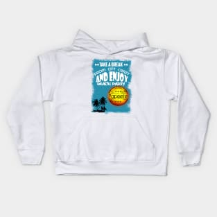 Papeete Tropical Beach Kids Hoodie